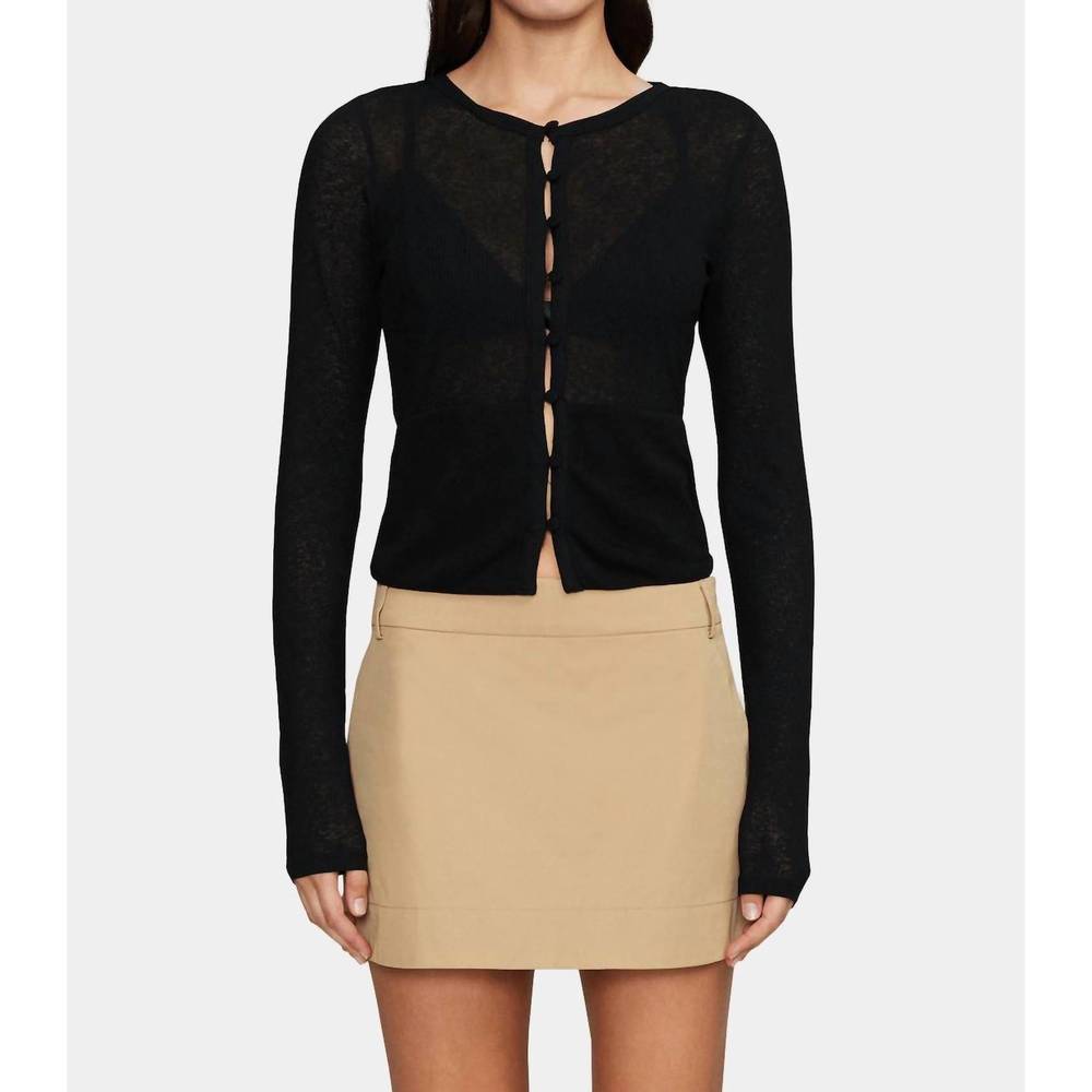 NEW OWNLEY cindy cardigan in black